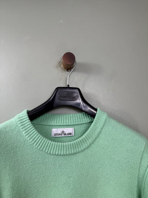 Stone Island Green Knit Jumper