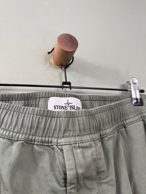 Stone Island Khaki RE-T Cargo Bottoms
