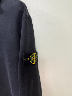 Stone Island Black 1/4 Zip Jumper