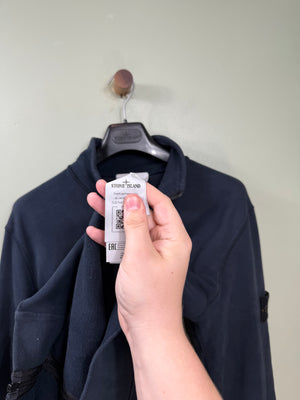 Stone Island Navy Zipped Jumper