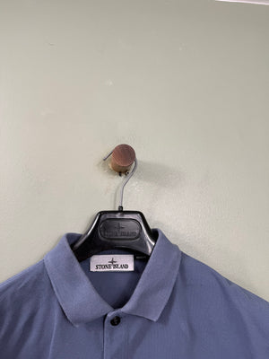 Stone Island Pastel Blue Regular Fit Polo