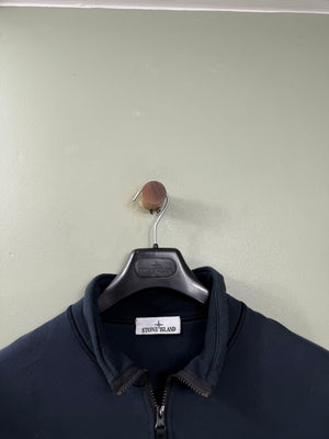 Stone Island Navy 1/4 Zip Jumper