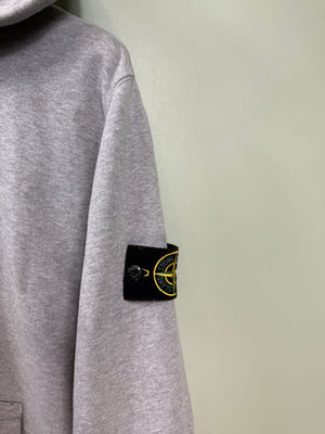 Stone Island Grey Zipped Hoodie