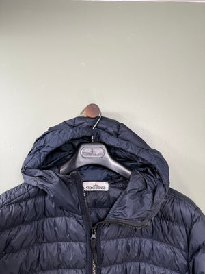 Stone Island Navy Micro Yarn Down Jacket