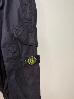 Stone Island Black RE-T Cargo Bottoms