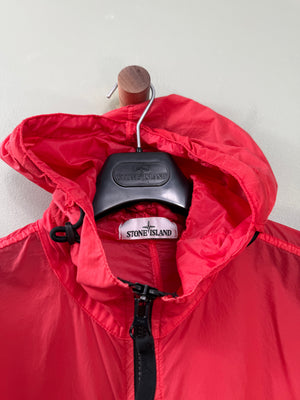 Stone Island Red Lamy Velour Jacket