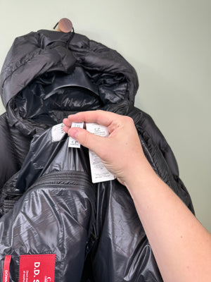 C.P. Company Black D.D. Shell Down Mid Length Parka Jacket