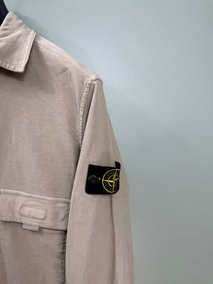 Stone Island Beige Moleskin Overshirt