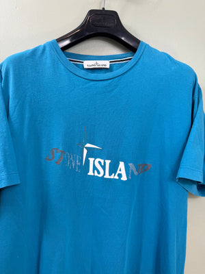 Stone Island Aqua Blue T-Shirt