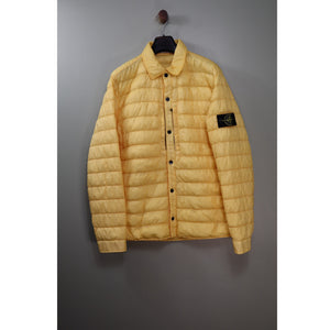 Stone Island Yellow Micro Yarn Down Jacket