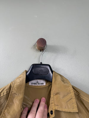 Stone Island Yellow Nylon Metal Overshirt