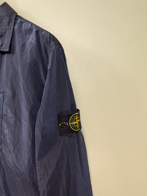 Stone Island Navy Nylon Metal Overshirt