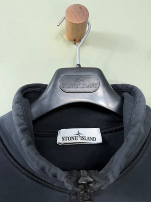 Stone Island Black 1/4 Zip Jumper