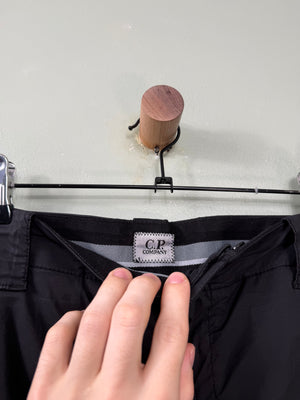C.P. Company Black Cargo Bottoms