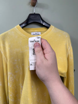Stone Island Yellow Ovo Dye Jumper