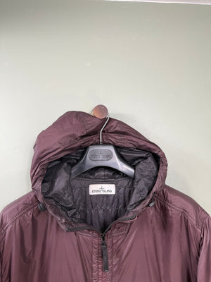 Stone Island Burgundy Micro Ripstop Jacket