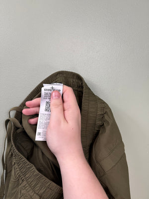 Stone Island Khaki RE-T Cargo Bottoms