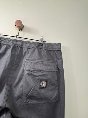 Stone Island Charcoal Grey RE-T Cargo Bottoms