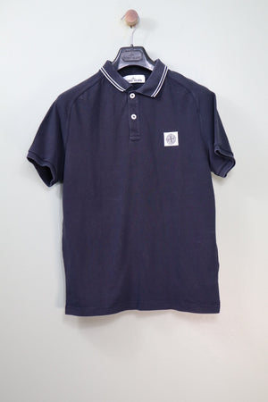 Stone Island Navy Polo Shirt