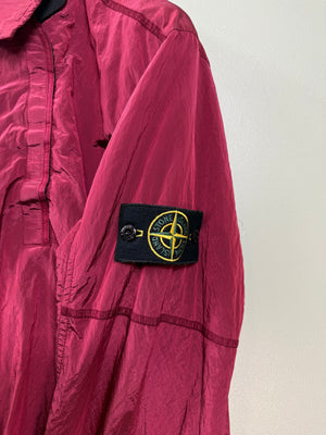 Stone Island Cherry Nylon Metal Overshirt