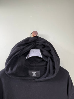 C.P. Company x Barbour Black Hoodie