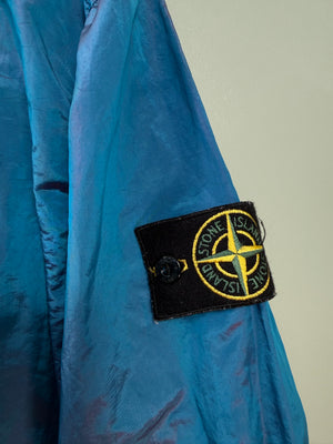 Stone Island Blue Pink Nylon Metal Weft Watro Jacket