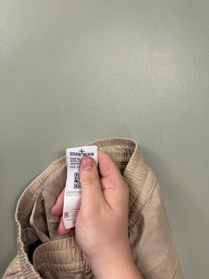 Stone Island Beige RE-T Cargo Bottoms