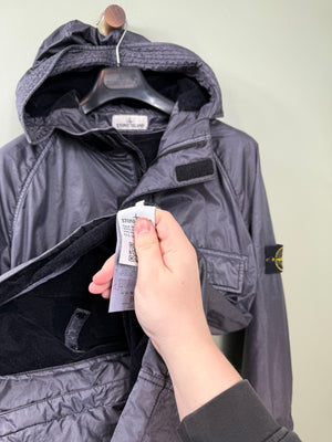 Stone Island Grey Lamy Flock Parka Jacket