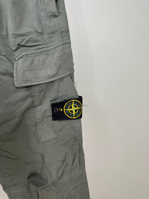 Stone Island Khaki RE-T Cargo Bottoms