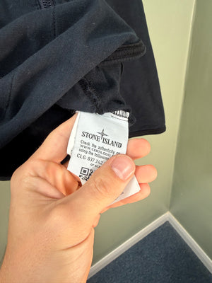 Stone Island Navy Ghost Mock Neck Jumper
