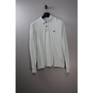 Stone Island Pastel Green Regular Fit Polo