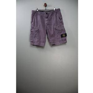 Stone Island Purple SL Cargo Shorts