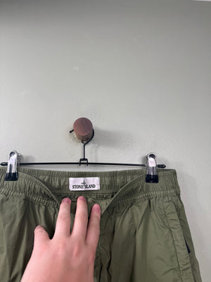 Stone Island Green RE-T Cargo Bottoms