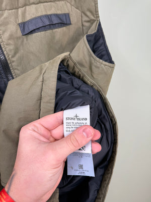 Stone Island Khaki Shadow Project Tela 50 Fili Gilet