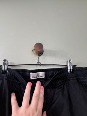 Stone Island Black RE-T Cargo Bottoms