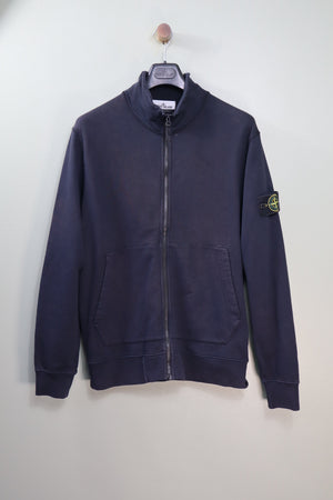 Stone Island Navy Zipped Jumper