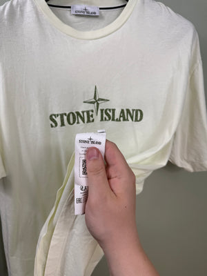 Stone Island Pastel Yellow T-Shirt