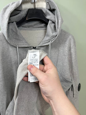 C.P. Company Grey Zipped Hoodie
