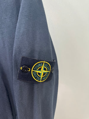 Stone Island Navy 1/4 Zip Jumper