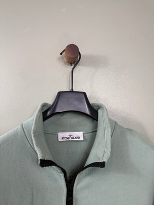 Stone Island Sage Green 1/4 Zip Jumper