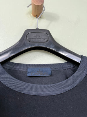 Stone Island Navy Ghost Moleskin Jumper