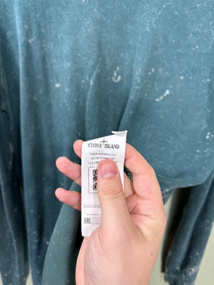 Stone Island Petrol Green Ovo Dye Jumper