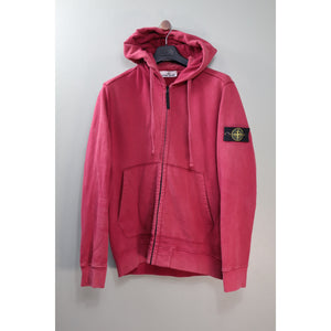 Stone Island Cherry Zipped Hoodie