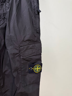 Stone Island Black RE-T Cargo Bottoms