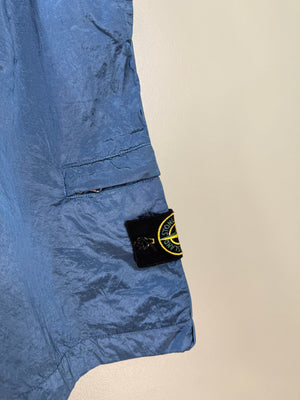 Stone Island Blue CO Nylon Metal Cargo Shorts