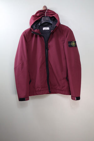 Stone Island Burgundy Primaloft Soft Shell Jacket