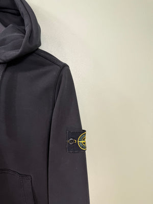 Stone Island Black Zipped Hoodie