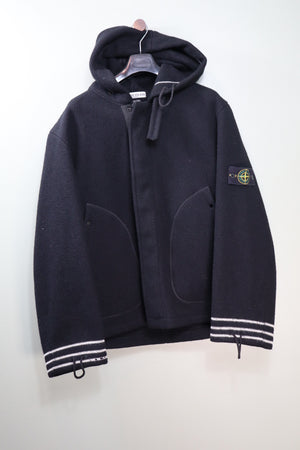 Stone Island Black Vintage Wool Jacket