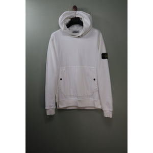 Stone Island White Hoodie