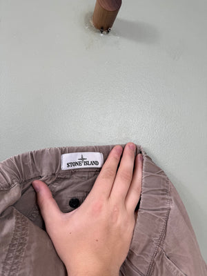 Stone Island Beige RE Cargo Shorts